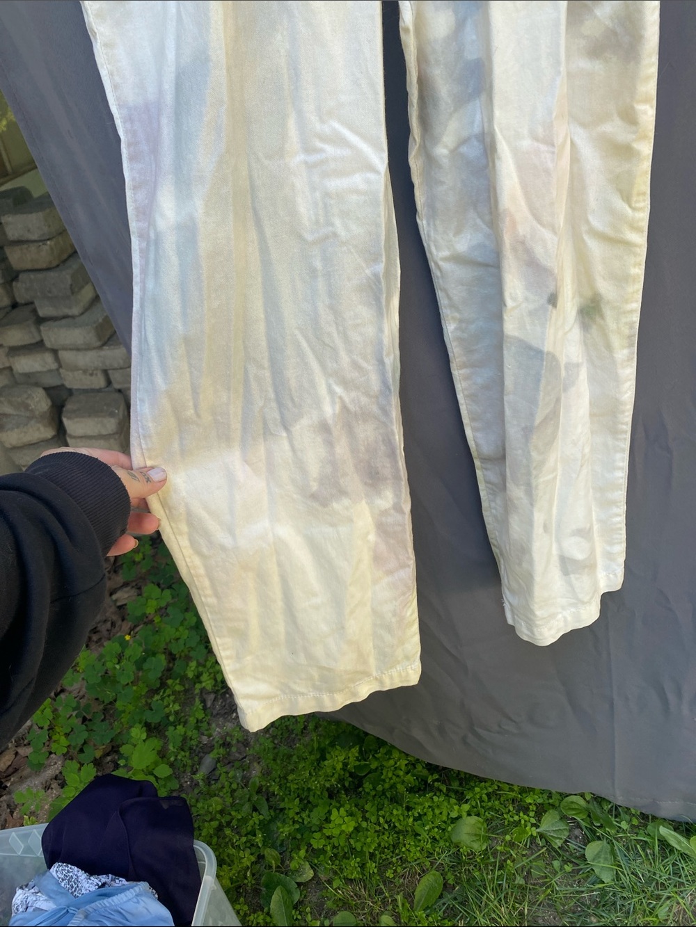 Universal Thread Cream Utility Long Jumpsuit with Patch Pockets - Picture 3 of 6